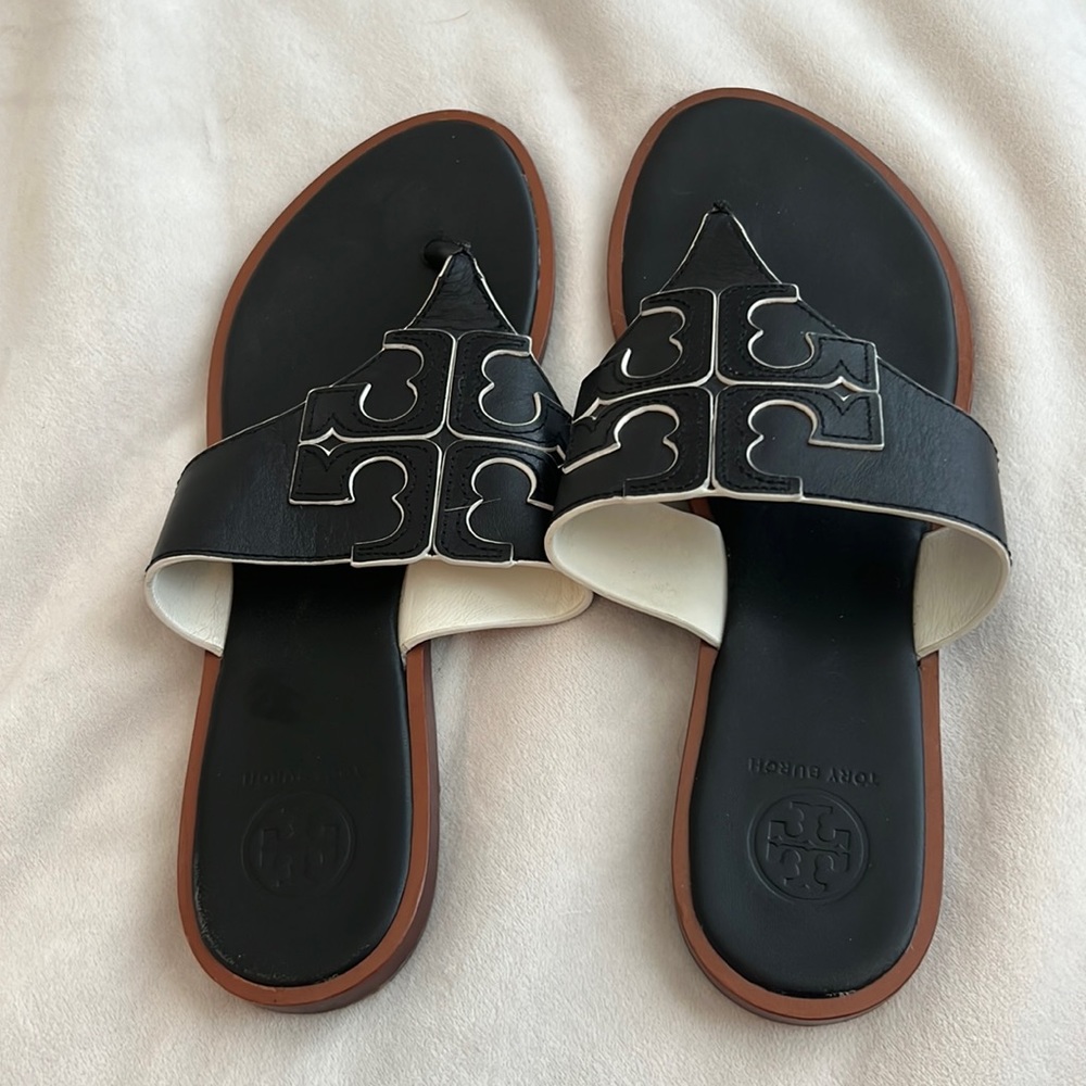 Black Tory Burch sandals